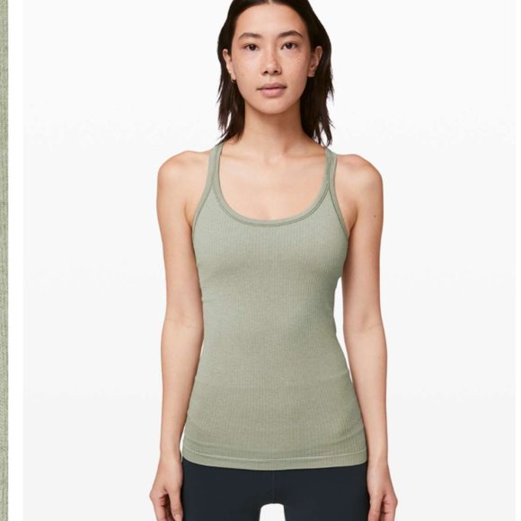 lululemon athletica Tops - LULUELMON Green Ebb To Street Tank Top 6
